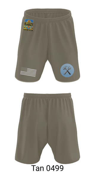 Athletic Shorts With Pockets, HHD, 415th Military Intelligence Battalion, National Guard, Teamtime, Team time, sublimation, custom sports apparel, team uniforms, spirit wear, spiritwear, sports uniforms, custom shirts, team store, custom team store, fundraiser sports, apparel fundraiser