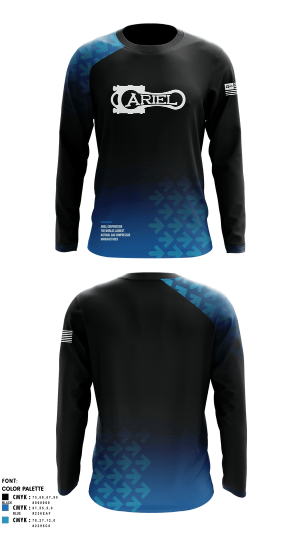 Long Sleeve Performance Shirt, Ariel Corporation, , Teamtime, Team time, sublimation, custom sports apparel, team uniforms, spirit wear, spiritwear, sports uniforms, custom shirts, team store, custom team store, fundraiser sports, apparel fundraiser
