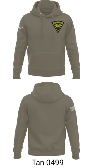 Hoodie, West Virginia State Police, Police, Teamtime, Team time, sublimation, custom sports apparel, team uniforms, spirit wear, spiritwear, sports uniforms, custom shirts, team store, custom team store, fundraiser sports, apparel fundraiser