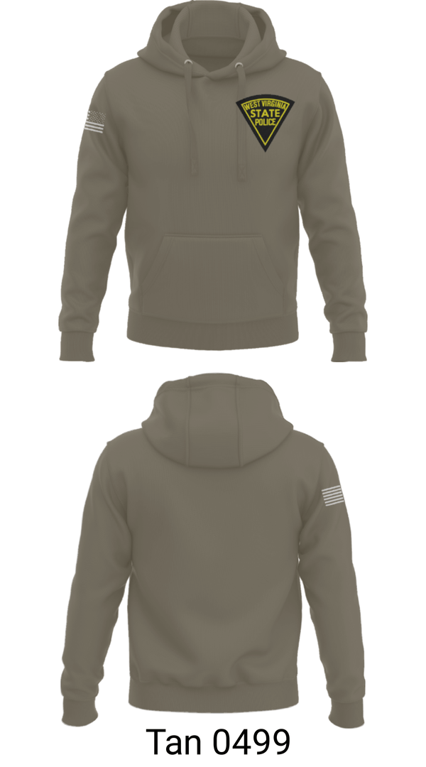 Hoodie, West Virginia State Police, Police, Teamtime, Team time, sublimation, custom sports apparel, team uniforms, spirit wear, spiritwear, sports uniforms, custom shirts, team store, custom team store, fundraiser sports, apparel fundraiser
