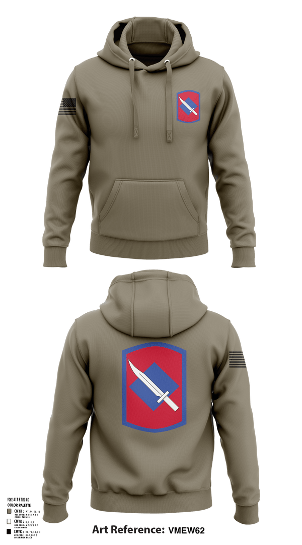 Hoodie, 39th Infantry Brigade, , Teamtime, Team time, sublimation, custom sports apparel, team uniforms, spirit wear, spiritwear, sports uniforms, custom shirts, team store, custom team store, fundraiser sports, apparel fundraiser