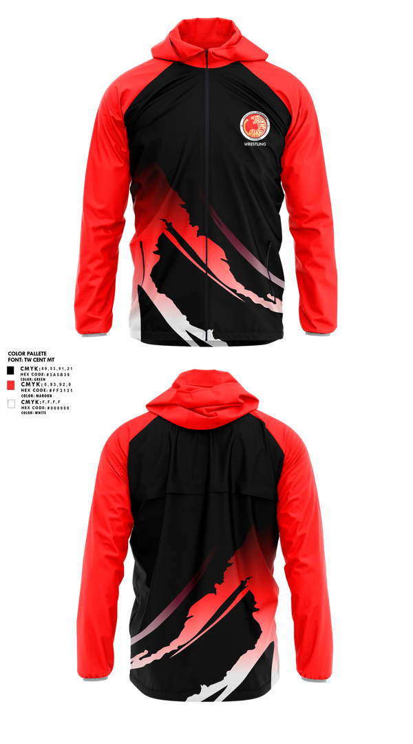 Windbreaker, Torin Martial Arts Academy, Wrestling, Teamtime, Team time, sublimation, custom sports apparel, team uniforms, spirit wear, spiritwear, sports uniforms, custom shirts, team store, custom team store, fundraiser sports, apparel fundraiser