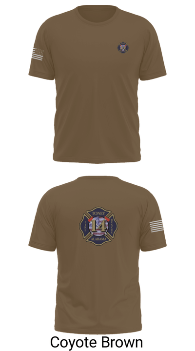 Tony Volunteer Fire Department 50569344 Short Sleeve Performance Shirt - 16