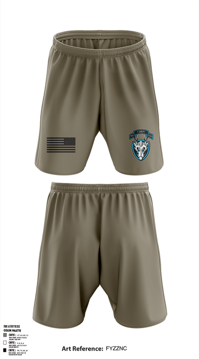 1st Platoon, 95th CBRN 66149028 Athletic Shorts With Pockets - 2