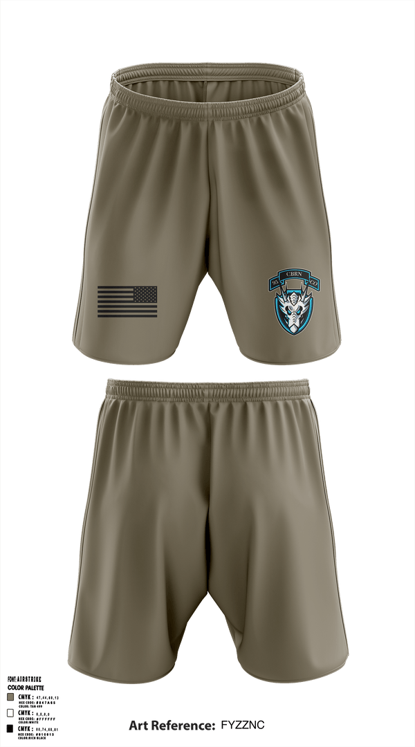 Athletic Shorts With Pockets, 1st Platoon, 95th CBRN, Army, Teamtime, Team time, sublimation, custom sports apparel, team uniforms, spirit wear, spiritwear, sports uniforms, custom shirts, team store, custom team store, fundraiser sports, apparel fundraiser