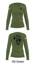 USS CARL VINSON 40544561 Women's Long Sleeve V-neck Shirt -1 54