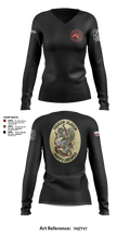 Marine Wing Support Squadron 473 1974878 Women's Long Sleeve V-neck Shirt - 3