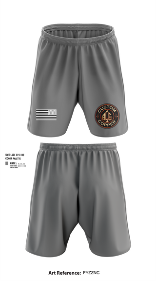 Athletic Shorts With Pockets, Ace Custom Copper, , Teamtime, Team time, sublimation, custom sports apparel, team uniforms, spirit wear, spiritwear, sports uniforms, custom shirts, team store, custom team store, fundraiser sports, apparel fundraiser