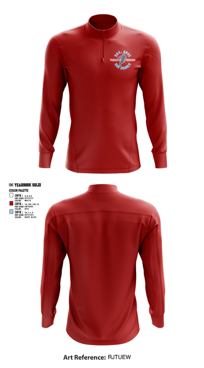 Team California Basketball 80865575 Quarter Zip Jacket - 2