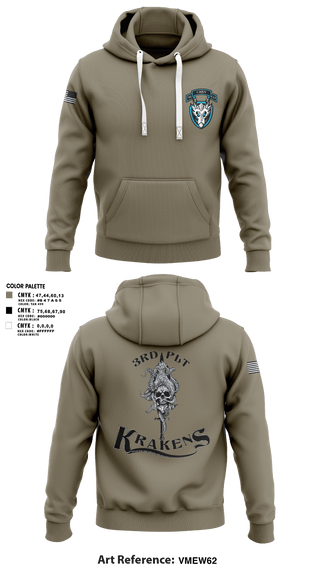 Hoodie, 3RD PLT95TH CBRN3rd plt, Army, Teamtime, Team time, sublimation, custom sports apparel, team uniforms, spirit wear, spiritwear, sports uniforms, custom shirts, team store, custom team store, fundraiser sports, apparel fundraiser