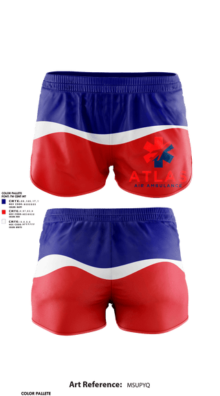 Womens Shorts, Atlas Air Ambulance, , Teamtime, Team time, sublimation, custom sports apparel, team uniforms, spirit wear, spiritwear, sports uniforms, custom shirts, team store, custom team store, fundraiser sports, apparel fundraiser