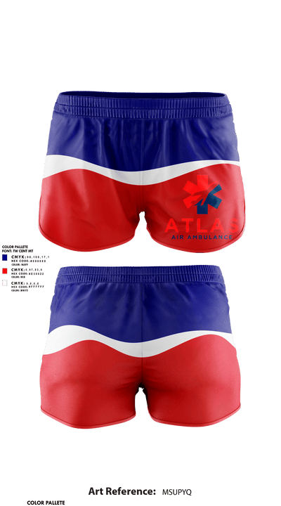 Atlas Air Ambulance 5917777 Women's Shorts - 1