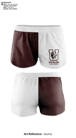 Womens Shorts, Uvalde sports medicine, , Teamtime, Team time, sublimation, custom sports apparel, team uniforms, spirit wear, spiritwear, sports uniforms, custom shirts, team store, custom team store, fundraiser sports, apparel fundraiser