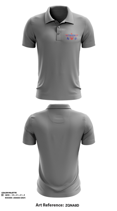 Top Gun 24117111 Short Sleeve Performance Polo - 2