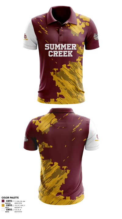 Summer Creek High School Bowling 37718060 Short Sleeve Performance Polo - 5
