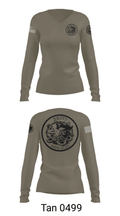 USS MAKIN ISLAND 57574160 Women's Long Sleeve V-neck Shirt - 73