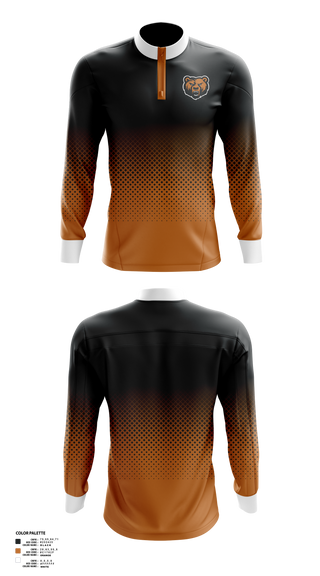 Quarter Zip Jacket, Richland High School Basketball, Women's Basketball, Teamtime, Team time, sublimation, custom sports apparel, team uniforms, spirit wear, spiritwear, sports uniforms, custom shirts, team store, custom team store, fundraiser sports, apparel fundraiser