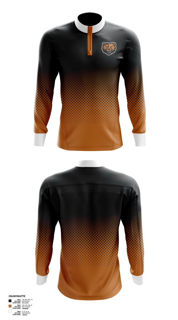 Quarter Zip Jacket, Richland High School Basketball, Women's Basketball, Teamtime, Team time, sublimation, custom sports apparel, team uniforms, spirit wear, spiritwear, sports uniforms, custom shirts, team store, custom team store, fundraiser sports, apparel fundraiser