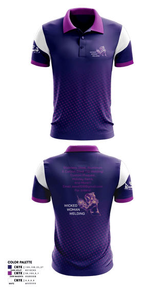 Short Sleeve Performance Polo, Wicked Woman Welding, , Teamtime, Team time, sublimation, custom sports apparel, team uniforms, spirit wear, spiritwear, sports uniforms, custom shirts, team store, custom team store, fundraiser sports, apparel fundraiser
