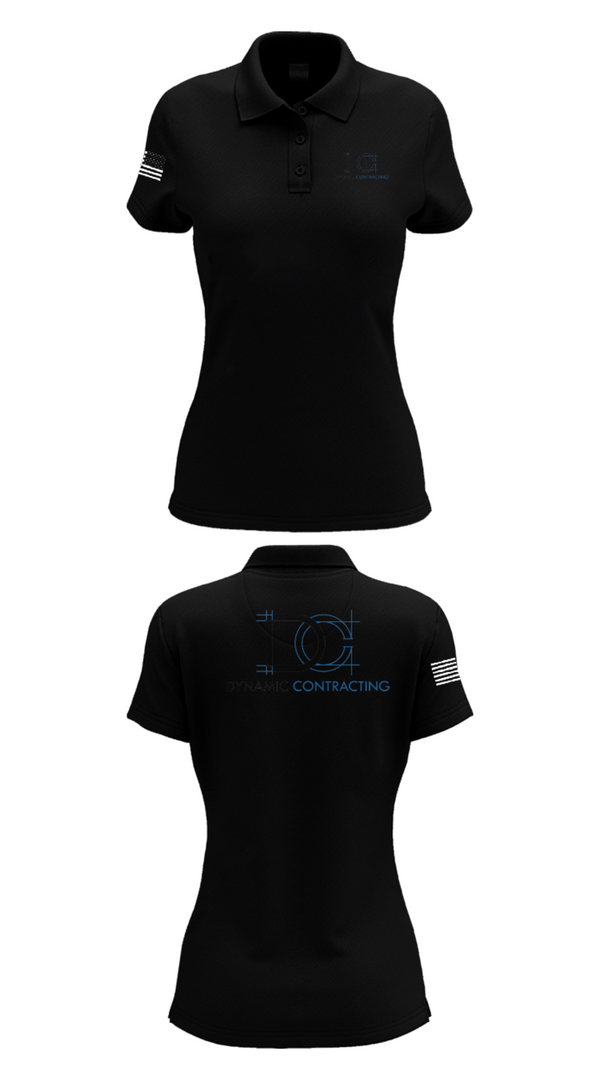 Women's Short Sleeve Performance Polo, Dynamic ContractingDynamic Contracting, , Teamtime, Team time, sublimation, custom sports apparel, team uniforms, spirit wear, spiritwear, sports uniforms, custom shirts, team store, custom team store, fundraiser sports, apparel fundraiser