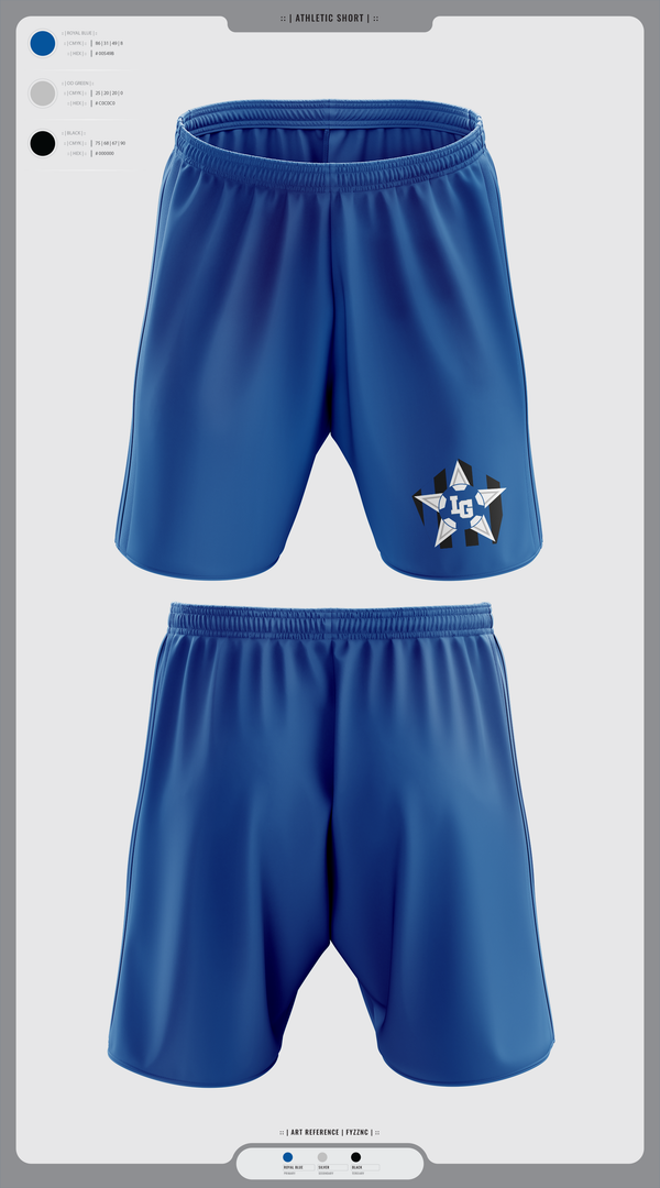 Athletic Shorts With Pockets, LaGrange Grangers, Men's Soccer, Teamtime, Team time, sublimation, custom sports apparel, team uniforms, spirit wear, spiritwear, sports uniforms, custom shirts, team store, custom team store, fundraiser sports, apparel fundraiser