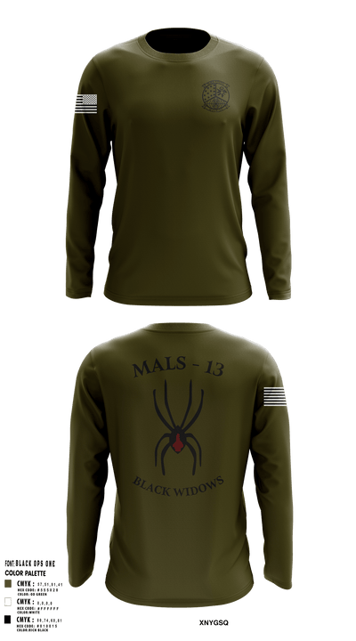 MALS 13 28802378 Long Sleeve Performance Shirt - 1