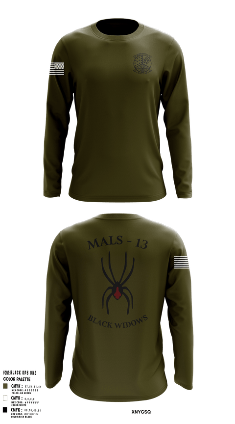 Long Sleeve Performance Shirt, MALS 13, Marines, Teamtime, Team time, sublimation, custom sports apparel, team uniforms, spirit wear, spiritwear, sports uniforms, custom shirts, team store, custom team store, fundraiser sports, apparel fundraiser