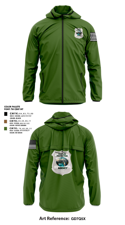 Peoples Protection Agency, LLC 33434129 Windbreaker - 15