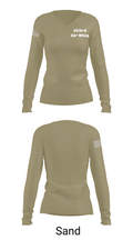 163rd Air Wing 4864764 Women's Long Sleeve V-neck Shirt - 97