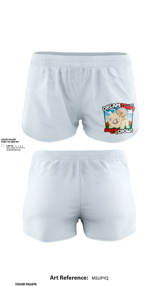 Womens Shorts, #DreamTeam, , Teamtime, Team time, sublimation, custom sports apparel, team uniforms, spirit wear, spiritwear, sports uniforms, custom shirts, team store, custom team store, fundraiser sports, apparel fundraiser