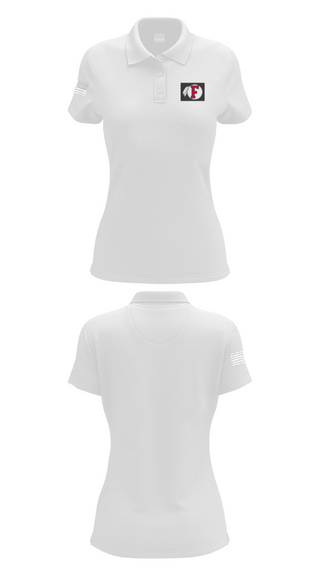 Women's Short Sleeve Performance Polo, Fallbrook Pop Warner Football League, Football, Teamtime, Team time, sublimation, custom sports apparel, team uniforms, spirit wear, spiritwear, sports uniforms, custom shirts, team store, custom team store, fundraiser sports, apparel fundraiser