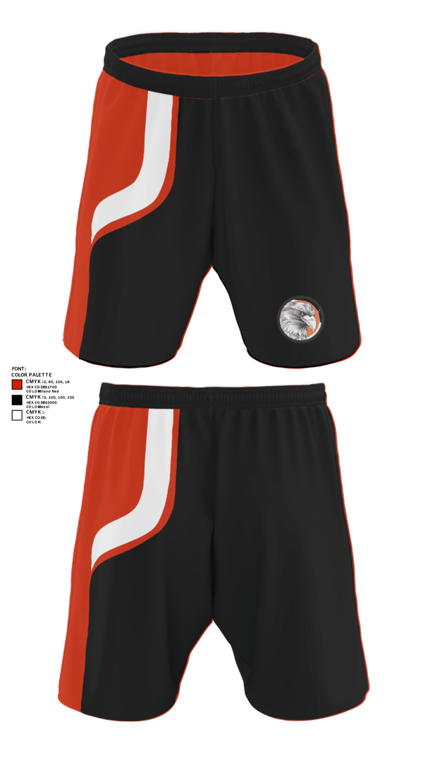 Athletic Shorts With Pockets, Davie High School, Tennis, Teamtime, Team time, sublimation, custom sports apparel, team uniforms, spirit wear, spiritwear, sports uniforms, custom shirts, team store, custom team store, fundraiser sports, apparel fundraiser