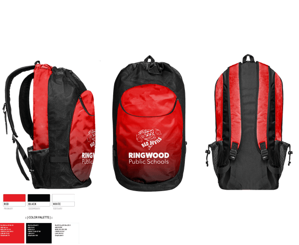 Gear Bag, Ringwood High School Band, Spirit Store, Teamtime, Team time, sublimation, custom sports apparel, team uniforms, spirit wear, spiritwear, sports uniforms, custom shirts, team store, custom team store, fundraiser sports, apparel fundraiser