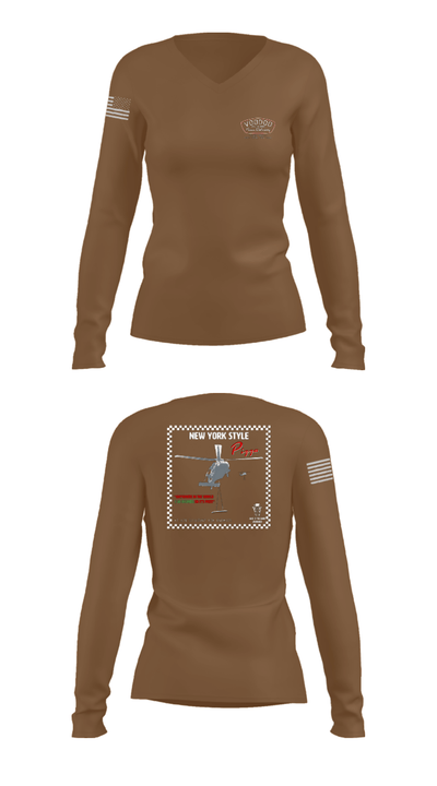 A Co.2-10 AHB 24005115 Women's Long Sleeve V-neck Shirt - 29