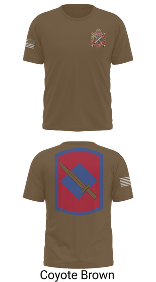 Old School Cotton Feel Shirt, Fox Company 39th BSB (FA FSC), National Guard, Teamtime, Team time, sublimation, custom sports apparel, team uniforms, spirit wear, spiritwear, sports uniforms, custom shirts, team store, custom team store, fundraiser sports, apparel fundraiser