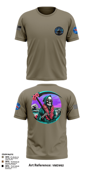 Old School Cotton Feel Shirt, REAPERS, FT SHAFTER, , Teamtime, Team time, sublimation, custom sports apparel, team uniforms, spirit wear, spiritwear, sports uniforms, custom shirts, team store, custom team store, fundraiser sports, apparel fundraiser