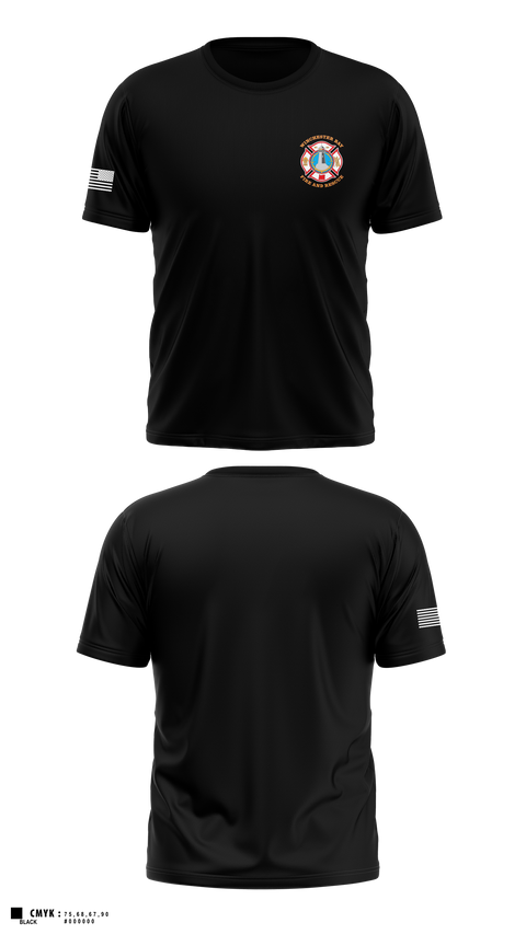 Old School Cotton Feel Shirt, Winchester Bay Fire and Rescue, Fire Department, Teamtime, Team time, sublimation, custom sports apparel, team uniforms, spirit wear, spiritwear, sports uniforms, custom shirts, team store, custom team store, fundraiser sports, apparel fundraiser