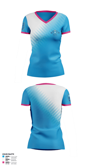 Womens Short Sleeve Vneck Shirt, Cainhoy Athletic Breakers 09, Women's Soccer, Teamtime, Team time, sublimation, custom sports apparel, team uniforms, spirit wear, spiritwear, sports uniforms, custom shirts, team store, custom team store, fundraiser sports, apparel fundraiser