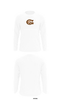 Claymont High School Bowling 47250303 Long Sleeve Performance Shirt - 8