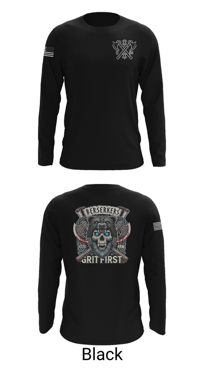 Baker 3-509th 3rd Plt 1st squad 60073036 Long Sleeve Performance Shirt 26