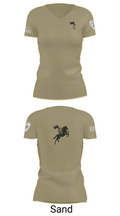 Oklahoma State University Ranger Challenge 45471102 Women's Short Sleeve V-neck Shirt - 88