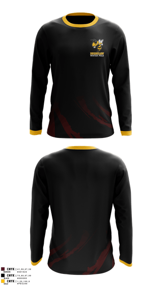 Long Sleeve Performance Shirt, Enumclaw High School Water Polo, Water Polo, Teamtime, Team time, sublimation, custom sports apparel, team uniforms, spirit wear, spiritwear, sports uniforms, custom shirts, team store, custom team store, fundraiser sports, apparel fundraiser