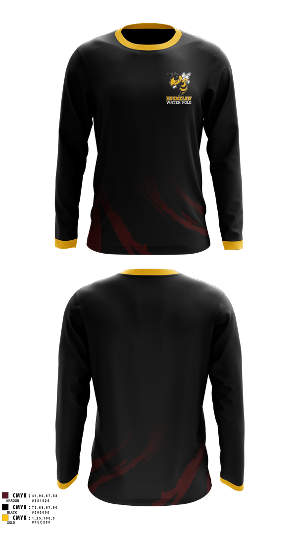Long Sleeve Performance Shirt, Enumclaw High School Water Polo, Water Polo, Teamtime, Team time, sublimation, custom sports apparel, team uniforms, spirit wear, spiritwear, sports uniforms, custom shirts, team store, custom team store, fundraiser sports, apparel fundraiser