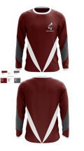 Tri-Valley Mustangs 67283872 Long Sleeve Performance Shirt - 1
