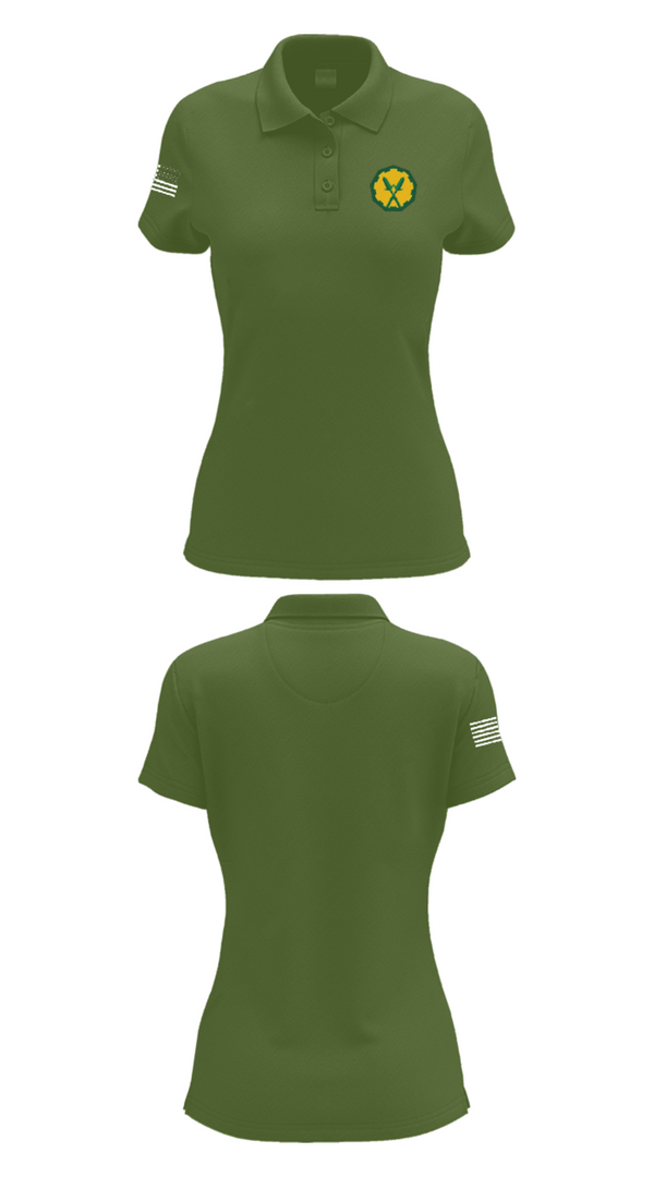 Womens Short Sleeve Performance Polo, 160th mp bn, Army, Teamtime, Team time, sublimation, custom sports apparel, team uniforms, spirit wear, spiritwear, sports uniforms, custom shirts, team store, custom team store, fundraiser sports, apparel fundraiser