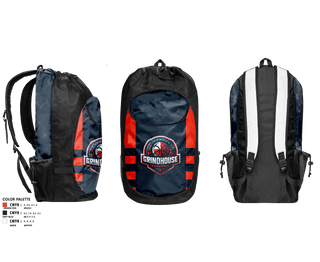 Gear Bag, Grindhouse Hoops, Men's Basketball, Teamtime, Team time, sublimation, custom sports apparel, team uniforms, spirit wear, spiritwear, sports uniforms, custom shirts, team store, custom team store, fundraiser sports, apparel fundraiser