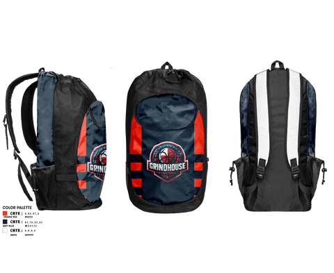 Gear Bag, Grindhouse Hoops, Men's Basketball, Teamtime, Team time, sublimation, custom sports apparel, team uniforms, spirit wear, spiritwear, sports uniforms, custom shirts, team store, custom team store, fundraiser sports, apparel fundraiser