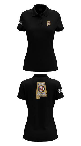 Womens Short Sleeve Performance Polo, Major Crimes, , Teamtime, Team time, sublimation, custom sports apparel, team uniforms, spirit wear, spiritwear, sports uniforms, custom shirts, team store, custom team store, fundraiser sports, apparel fundraiser