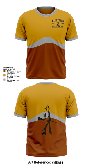 Short Sleeve Performance Shirt, The Rifleman Bar, , Teamtime, Team time, sublimation, custom sports apparel, team uniforms, spirit wear, spiritwear, sports uniforms, custom shirts, team store, custom team store, fundraiser sports, apparel fundraiser