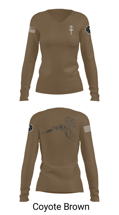 2/2 3rd PLT Weapon Squad 26092004 Women's Long Sleeve V-neck Shirt - 17
